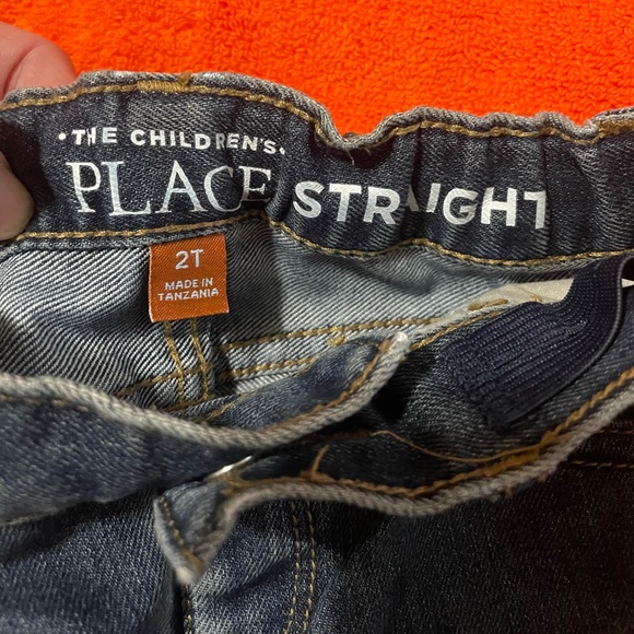 Children’s Place Sz 2T Straight Jeans Adjustable - Picture 3 of 4